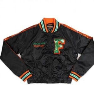 Florida A&M University ladies Jacket Large Satin with Sequins NWT